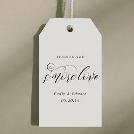 Calligraphie S'more Liebe Custom Wedding Fvor Tags Geschenkanhänger