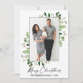 Calligraphie Tinte Aquarellgrün Weihnachten