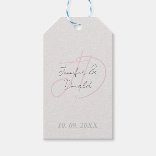 Calligraphie-Trends in klassischer Schriftzeichen- Geschenkanhänger (Vorderseite)