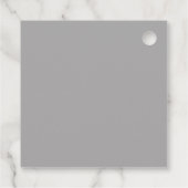 Calligraphie-Trends in klassischer Schriftzeichen- Geschenkanhänger (Rückseite)