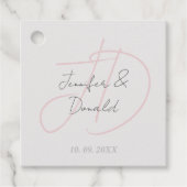 Calligraphie-Trends in klassischer Schriftzeichen- Geschenkanhänger (Vorderseite)