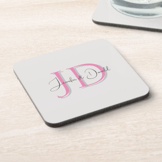 Calligraphie-Trends in klassischer Schriftzeichen- Getränkeuntersetzer (Linke Seite)