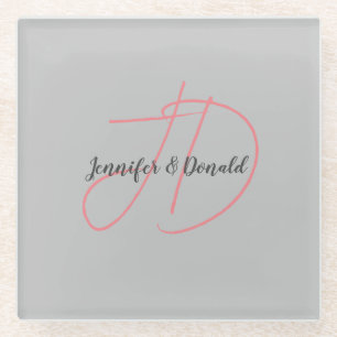 Calligraphie-Trends in klassischer Schriftzeichen- Glasuntersetzer