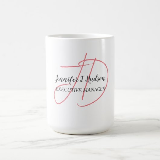 Calligraphie-Trends in klassischer Schriftzeichen- Kaffeetasse (Mittel)
