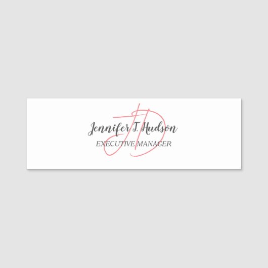 Calligraphie-Trends in klassischer Schriftzeichen- Namensschild (Vorderseite)