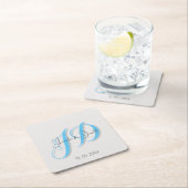 Calligraphie-Trends in klassischer Schriftzeichen- Rechteckiger Pappuntersetzer (Vor Ort)