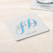 Calligraphie-Trends in klassischer Schriftzeichen- Rechteckiger Pappuntersetzer (angewinkelt)