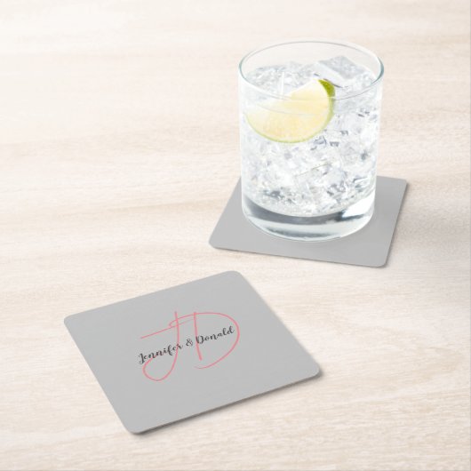 Calligraphie-Trends in klassischer Schriftzeichen- Rechteckiger Pappuntersetzer (Vor Ort)