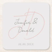 Calligraphie-Trends in klassischer Schriftzeichen- Rechteckiger Pappuntersetzer (Vorderseite)