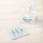 Calligraphie-Trends in klassischer Schriftzeichen- Rechteckiger Pappuntersetzer (Vor Ort)