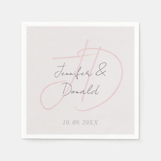 Calligraphie-Trends in klassischer Schriftzeichen- Serviette (Vorderseite)