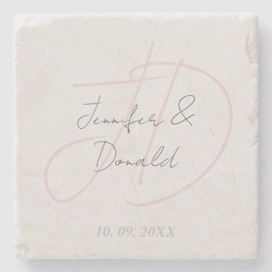 Calligraphie-Trends in klassischer Schriftzeichen- Steinuntersetzer (Vorderseite)