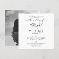 CALLIGRAPHIE TYPOGRAPHIE B&W Square Foto Wedding