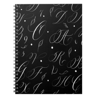 Calligraphy Alphabet-Notebook Notizblock