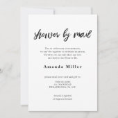 Calligraphy Baby Brautparty per Post Save The Date (Vorderseite)