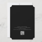 Calligraphy Bird Vintage Illustration Wedding Save The Date (Rückseite)