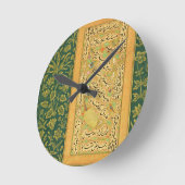 Calligraphy by Mir Ali of Herat, with a Mughal bor Runde Wanduhr (Winkel)