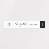 Calligraphy Editable Colors Contrast Product Label Etiketten (Design 1)