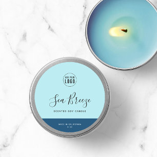 Calligraphy Editable Colors Contrast Product Label Runder Aufkleber