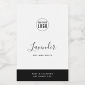 Calligraphy Editable Colors Contrast Product Label Weinetikett (Einzelnes Label)