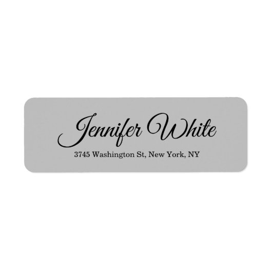 Calligraphy Elegant Bold Retro Gray (Vorne)