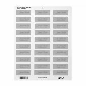 Calligraphy Elegant Bold Retro Gray (Vorne)