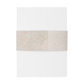 Calligraphy Fall Boho Script Wedding Einladungsbanderole (Rückseitenbeispiel)