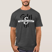 Calligraphy Family Wiedersehen Monogram Grey T - S T-Shirt (Vorderseite)