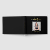 Calligraphy Foto Memorial Erinnerung Gästebuch (Voll)