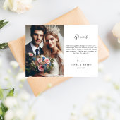 Calligraphy Gracias Spanish Wedding Vielen Dank Karte