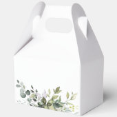 Calligraphy Greenerity Wedding Liebe Danke Gable Geschenkschachtel (Rückseite)