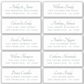 Calligraphy Guest Address Labels BESTELLEN AUF 6"  (Vorderseite)
