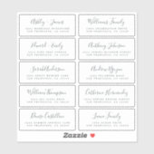 Calligraphy Guest Address Labels BESTELLEN AUF 6"  (Blatt)
