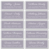 Calligraphy Guest Address Labels ORDER 6" oder 8"! (Vorderseite)