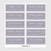 Calligraphy Guest Address Labels ORDER 6" oder 8"! (Blatt)