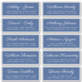 Calligraphy Guest Address Labels ORDER 6" oder 8"! (Vorderseite)