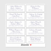 Calligraphy Guest Address Labels ORDER 6" oder 8"! (Blatt)