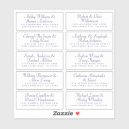 Calligraphy Guest Address Labels ORDER 6" oder 8"!