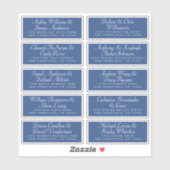 Calligraphy Guest Address Labels ORDER 6" oder 8"! (Blatt)