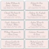 Calligraphy Guest Address Labels ORDER 6" oder 8"! (Vorderseite)
