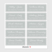 Calligraphy Guest Address Labels ORDER 6" oder 8"! (Blatt)
