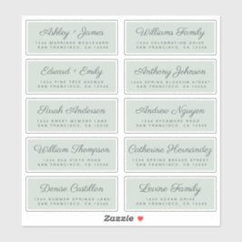 Calligraphy Guest Address Labels ORDER 6" oder 8"!