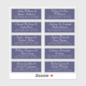 Calligraphy Guest Address Labels ORDER 6" oder 8"! (Blatt)