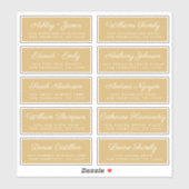 Calligraphy Guest Address Labels ORDER 6" oder 8"! (Blatt)