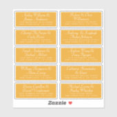 Calligraphy Guest Address Labels ORDER 6" oder 8"! (Blatt)