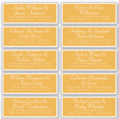 Calligraphy Guest Address Labels ORDER 6" oder 8"! (Vorderseite)
