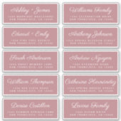 Calligraphy Guest Address Labels ORDER 6" oder 8"! (Vorderseite)