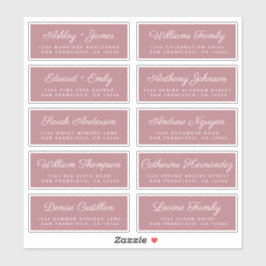 Calligraphy Guest Address Labels ORDER 6" oder 8"!
