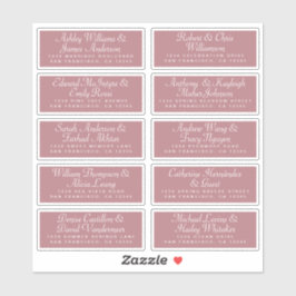 Calligraphy Guest Address Labels ORDER 6" oder 8"!