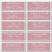 Calligraphy Guest Address Labels ORDER 6" oder 8"! (Vorderseite)